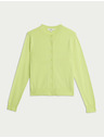 Marks & Spencer Cardigan with round neck and buttons in front Marks & Spencer green