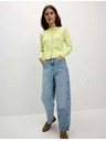 Marks & Spencer Cardigan with round neck and buttons in front Marks & Spencer green