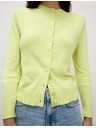 Marks & Spencer Cardigan with round neck and buttons in front Marks & Spencer green