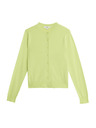 Marks & Spencer Cardigan with round neck and buttons in front Marks & Spencer green