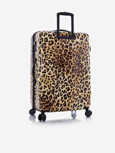 Heys Potovalni kovček s črnim in rjavim vzorcem Heys Brown Leopard L