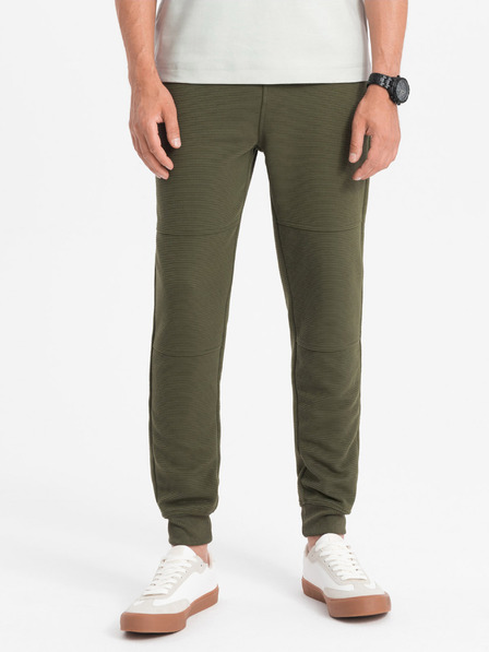 Ombre Clothing Khaki moške trenirke Ombre Clothing Ottoman