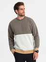 Ombre Clothing Bela in siva moška jopica Ombre Clothing