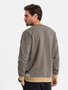 Ombre Clothing Bela in siva moška jopica Ombre Clothing