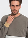 Ombre Clothing Bela in siva moška jopica Ombre Clothing