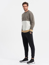 Ombre Clothing Bela in siva moška jopica Ombre Clothing