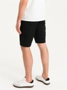 Ombre Clothing Črne moške kratke hlače Ombre Clothing