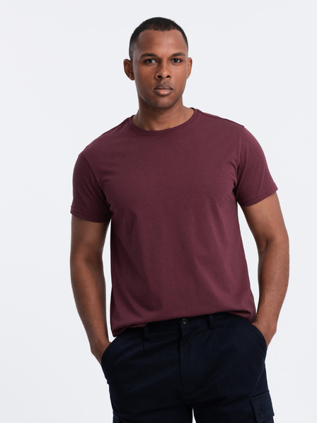 Ombre Clothing Bombažne majice BASIC v paketu 3 kosov Ombre Clothing