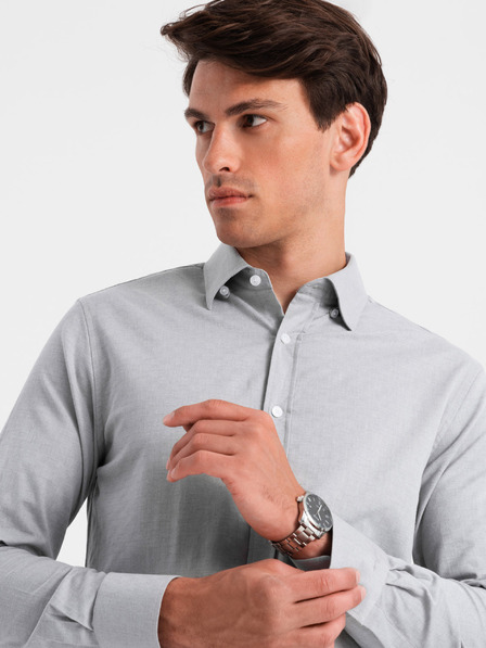 Ombre Clothing Moška majica Ombre Clothing SLIM FIT V2 OM-SHCS-0175
