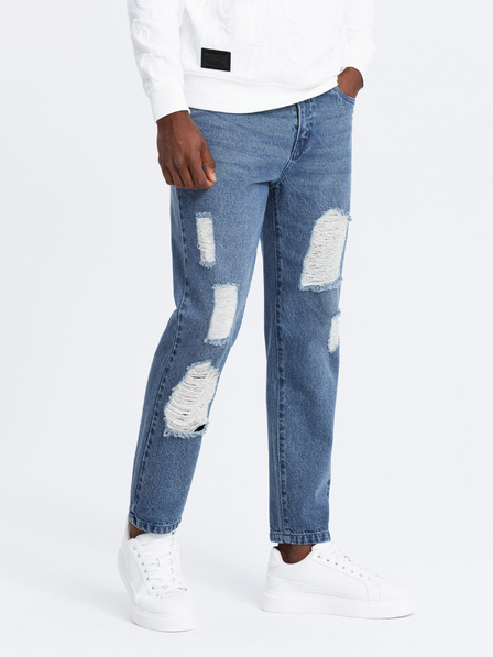 Ombre Clothing Moške zožene kavbojke Ombre Clothing