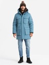 Ombre Clothing Moška izolirana dolga jakna Ombre Oblačila
