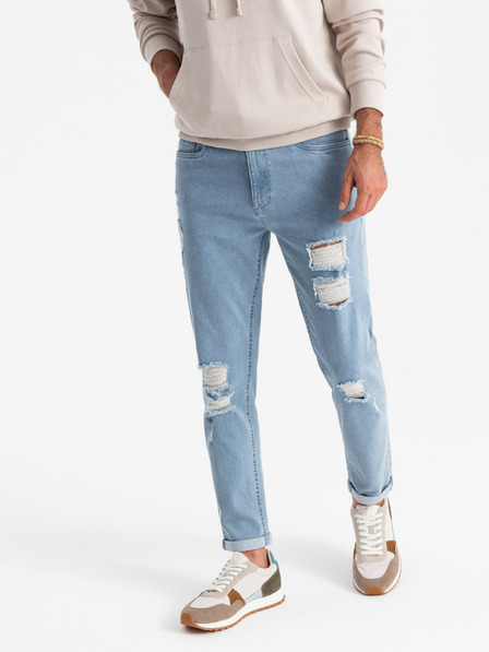 Ombre Clothing Moške zožene kavbojke Ombre Clothing