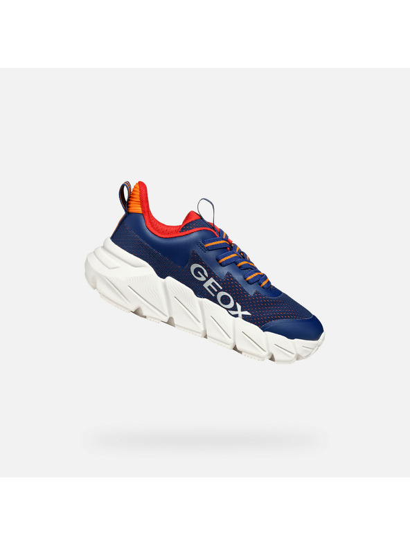 Geox Tmavo modré chlapčenské tenisky Geox Flexyper Fast