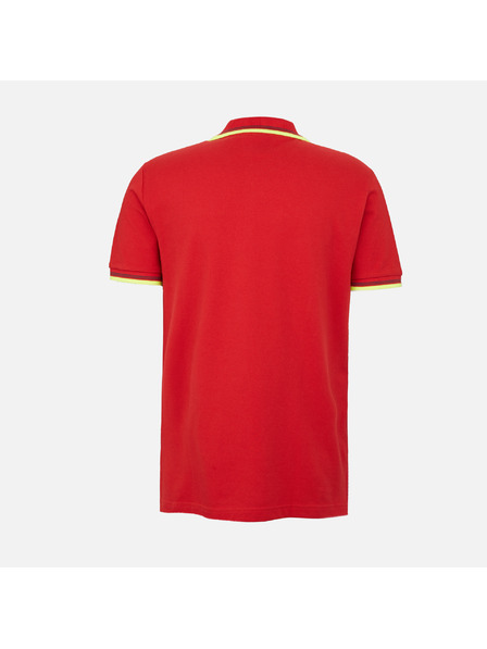 Geox Červené pánske polotričko Geox Polo