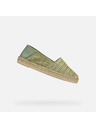 Geox Svetlo zelené dámske espadrilky Geox Lampedusa