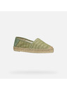 Geox Svetlo zelené dámske espadrilky Geox Lampedusa