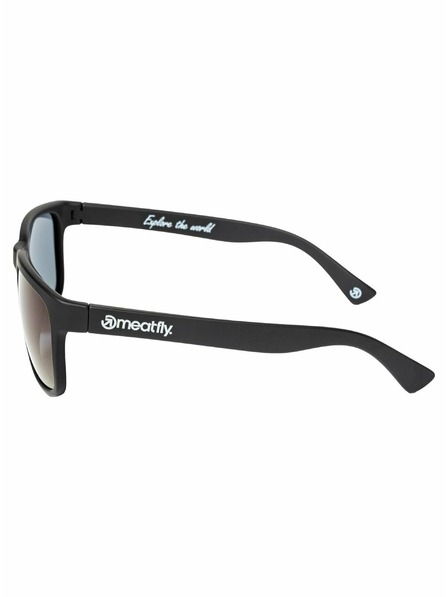 Meatfly Meatfly polarizirana sončna očala Gammy Black Matt/Purple | Črna | Velikost