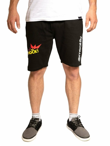 Meatfly Meatfly moške trenirka kratke hlače Big Shock Black | Črna | Velikost
