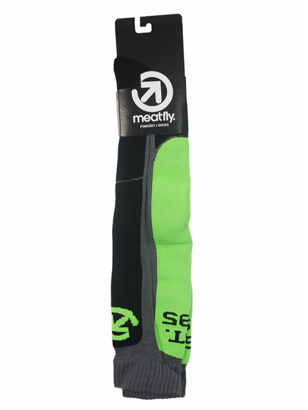 Meatfly Meatfly smučarske nogavice Hooper Safety Green Grey | Zelena | Velikost