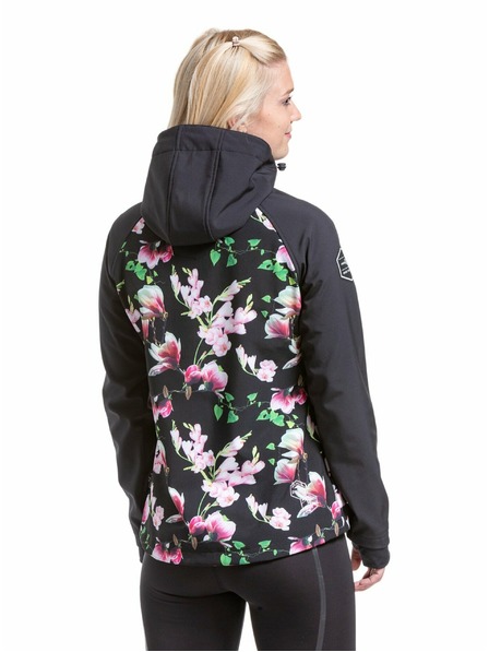 Meatfly Meatfly ženska softshell jakna Zaja Magnolia | Črna | Velikost