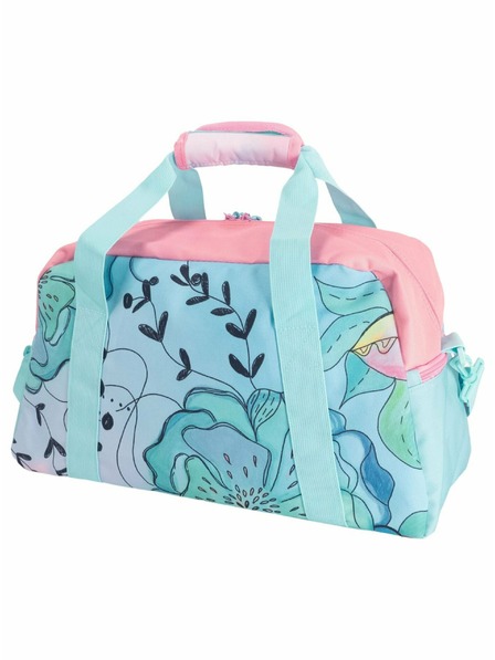 Meatfly Meatfly potovalna torba X Pura Vida Mavis Mint Flowers | Modra | Prostornina 26 L