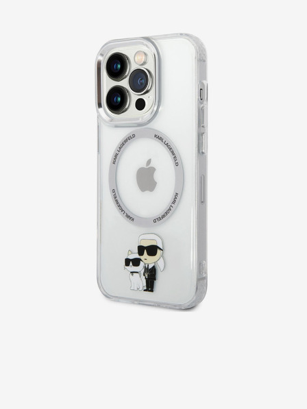 Karl Lagerfeld Karl Lagerfeld IML Karl and Choupette NFT MagSafe Zadnji Pokrov za iPhone 14 Pro Max Transparent