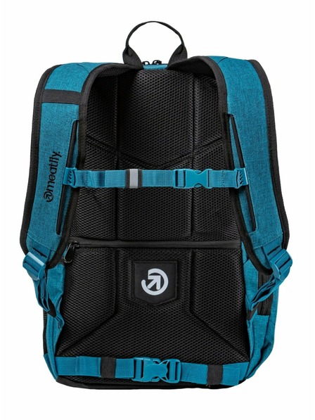 Meatfly Meatfly nahrbtnik Basejumper Petrol Heather / Black 22 L | Modra | Prostornina 22 L
