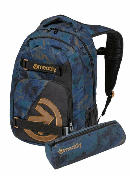 Meatfly Nahrbtnik Meatfly Exile Mossy Navy 24 L | Modra | Prostornina 24 L