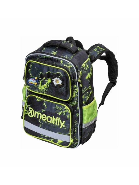 Meatfly Meatfly šolska torba Max Lime Mossy