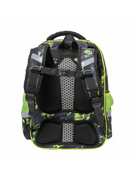 Meatfly Meatfly šolska torba Max Lime Mossy