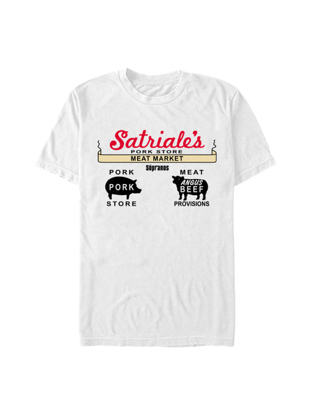 ZOOT.Fan Bela majica HBO The Sopranos Satriales