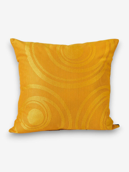 Kvalitex Rumena blazina Krogi 50x50cm Kvalitex