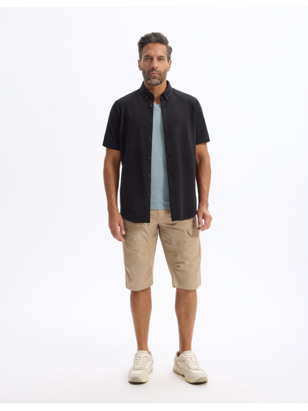Celio Lanene kratke hlače Bocourtbm1 30 Celio