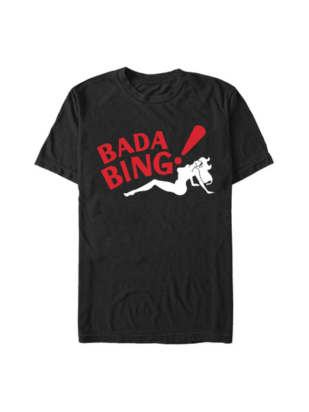 ZOOT.Fan Črna majica HBO The Sopranos Badabing!
