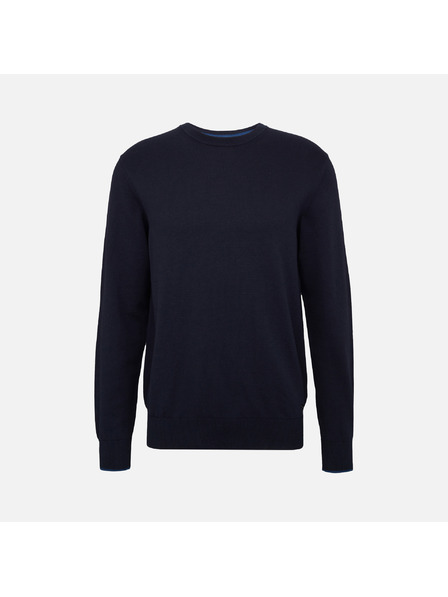 Geox Temno moder moški pulover Geox Knit