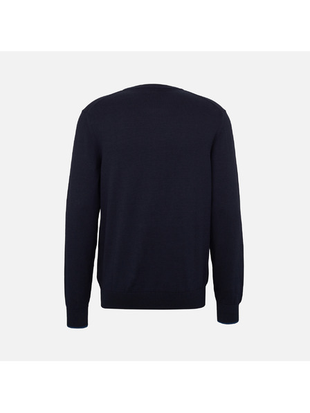 Geox Temno moder moški pulover Geox Knit