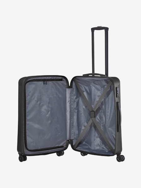 Travelite Set treh potovalnih kovčkov v črni barvi Travelite Bali S,M,L Black