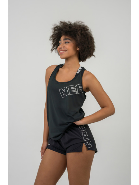 Nebbia FIT Activewear majica "Racer Back" s kratkimi rokavi 441 Nebbia