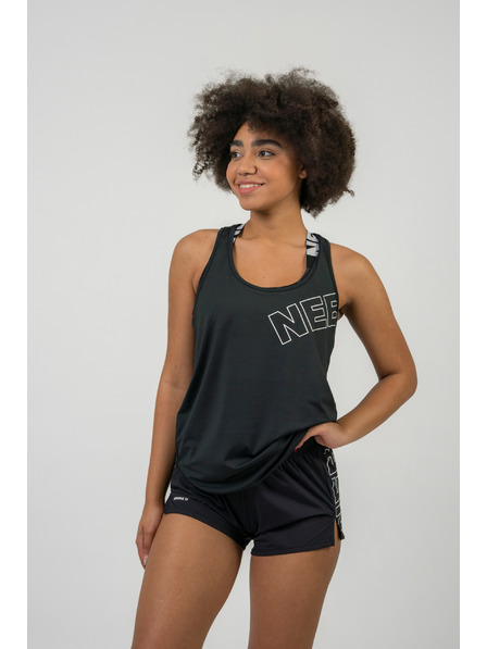 Nebbia FIT Activewear majica "Racer Back" s kratkimi rokavi 441 Nebbia