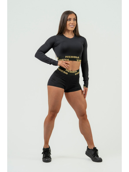 Nebbia NEBBIA INTENSE Perform Ženski zgornji del z dolgimi rokavi 839 Gold Nebbia