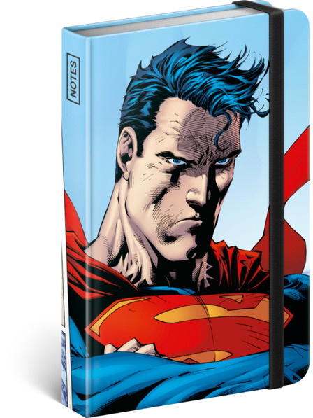 NOTIQUE NOTIQUE Notes Superman - World Hero, podložen, 11 x 16 cm