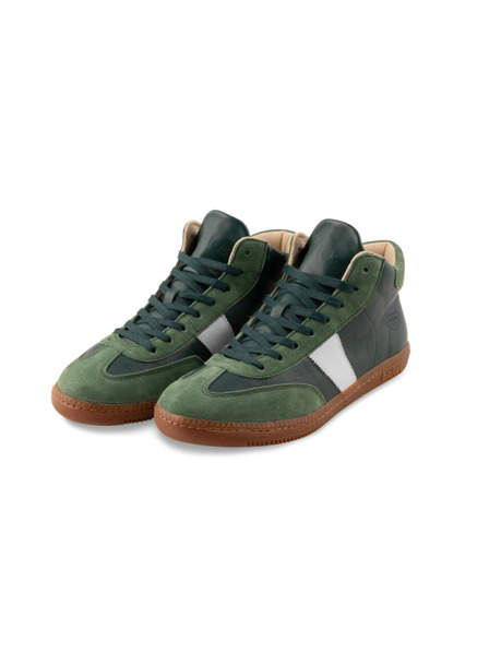 BOTAS *** Ženske usnjene superge / čevlji zeleni Botas Iconic High Green