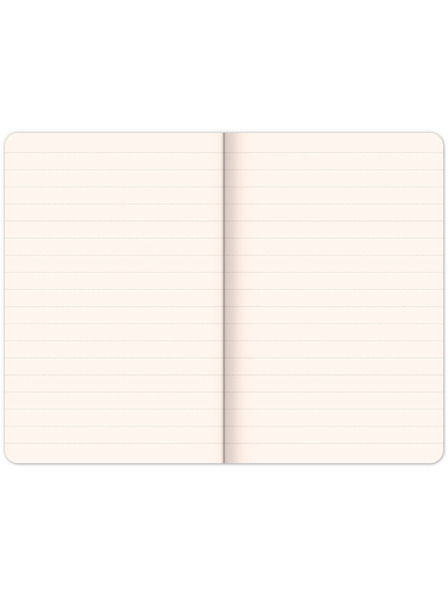NOTIQUE NOTIQUE Beležka Hardy modra, črtasta, 13 x 21 cm