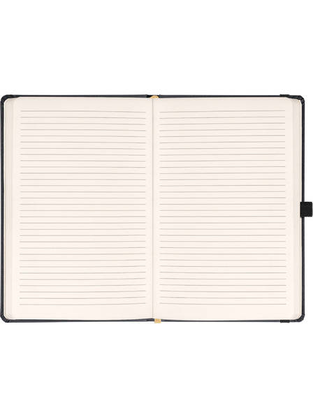 NOTIQUE NOTIQUE Notes Balakron, črn, podložen, 15 x 21 cm