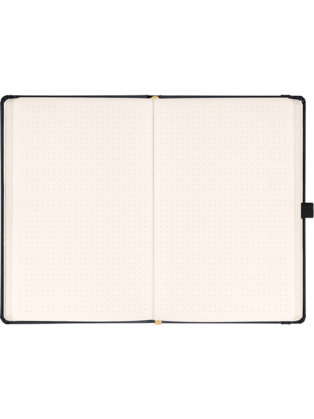 NOTIQUE NOTIQUE Notes Aprint, črn, pikčast, 15 x 21 cm