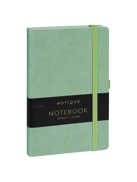 NOTIQUE NOTIQUE Notes Green, podložen, 13 x 21 cm