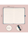 NOTIQUE NOTIQUE Notes Aprint Neo, modra, podložena, 15 x 21 cm