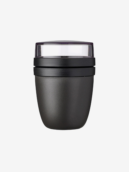 Mepal Črna škatla za hrano Mepal Ellipse 500 ml