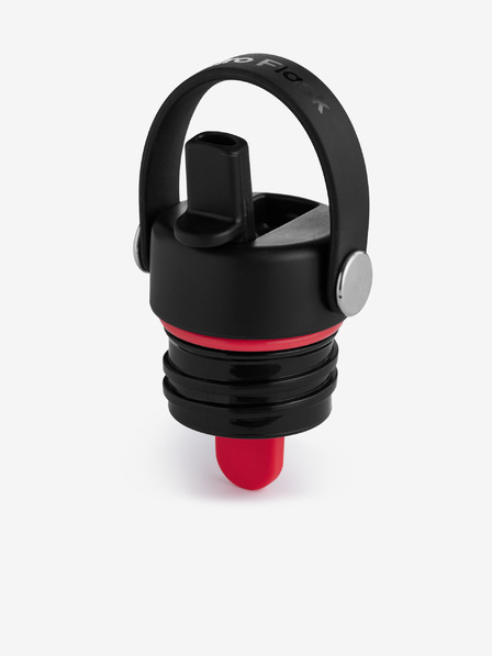 Hydro Flask Črni nadomestni pokrovček s slamico za nerjavno termosteklenico Hydro Flask Standart Mouth Flex Cap