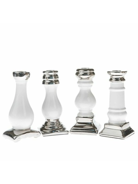 Casa de Engel Porcelanast svečnik - mešane vrste, 4/36